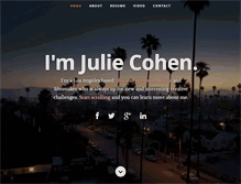 Tablet Screenshot of juliencohen.com